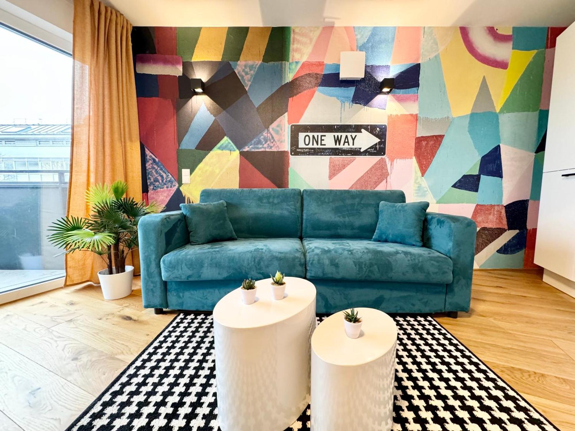 Kreative Wohnung Mit Balkon 비엔나 외부 사진